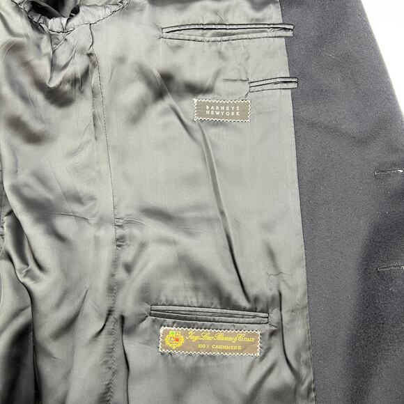 Kilgore French & Stanbury Barneys New York Loro Piana Cashmere Blazer Navy Blue - Picture 7 of 12